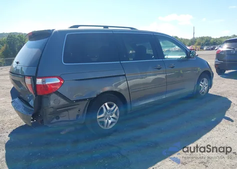 2007 Honda Odyssey Ex-L из США, поврежденный, VIN 5FNRL38627B462046